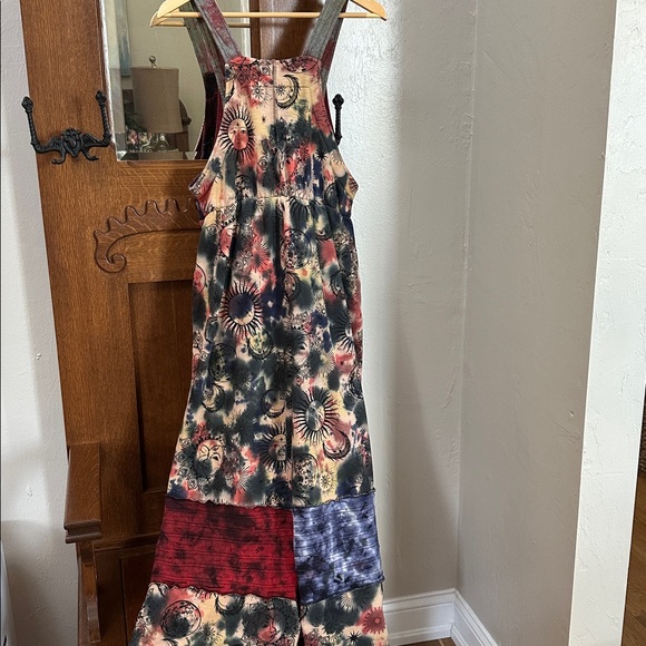 Yak & Yeti Colorful Patchwork Jumpsuit / Overalls - Picture 6 of 13